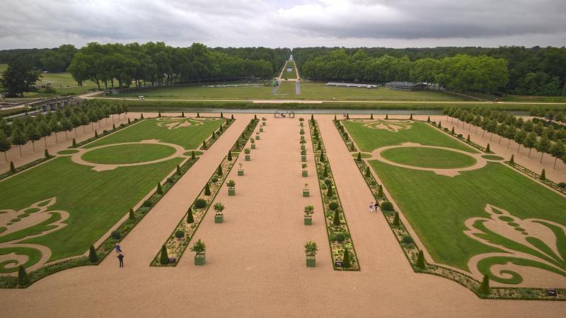 Garten vom Schloss Chambord